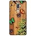 Produktbild Amzer Slim Fit Handarbeit Designer Printed Snap on Hard Shell Schutzhülle Back Cover mit Bildschirm Reinigungs-Kit Haut für Lenovo K8 Plus – Bonsai Schmetterling HD Farbe, Ultra Light Rückseite Fall