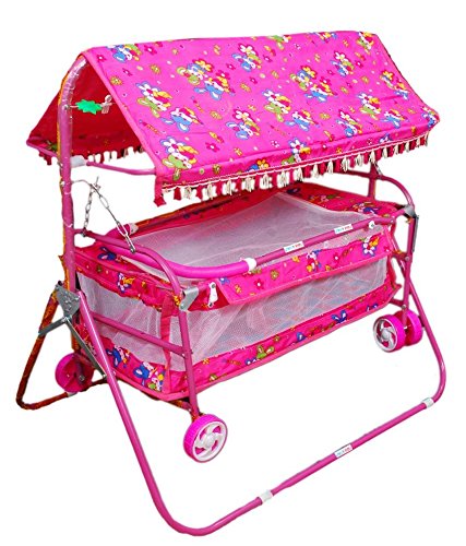 Wyane Enterprises Cradle Cot Cum Stroller RS.2299 (43.00% Off) - Amazon