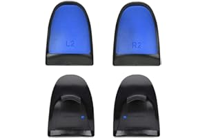 CCYLEZ L2 R2 Trigger Extenders Buttons, PS4 extended button trigger, Soft Touch Trigger Extenders for PS4 Gamepad(Blue)