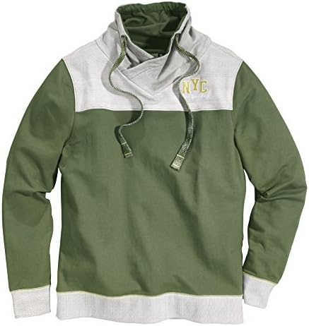 MENS SUPER QUALITY NYC NEW YORK CITY SWEAT SHIRT TOP 5XL 6XL 8XL (GREEN/GREY 8XL)