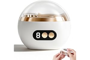 ‎APODESS Elektrischer Nagelknipser, 2026 Upgrade 3 in 1 Elektrische Nagelfeile Nagelpolierer Automatischer Elektrische Nagelknipserr mit Licht Nagelfeile für Baby, Erwachsene und Senioren (Gold)