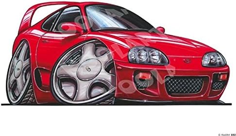 Supra - Red - Koolart Premium Quality Mouse Mat 0102