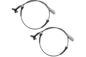 Ollanoos Lot de 2 capteurs de vitesse de roue ABS 4545F5 avant gauche droite, remplacement pour Citroën C4 DS4 DS5 Remplacement pour Peugeot 307 308 3008 5008, remplace 9665386780
