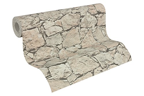 A.S. Création Tapete Dekora Natur, Mustertapete The Gardener, beige, grau, schwarz, 958632