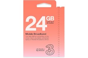 Three Mobile Pay As You Go Mobile Broadband 24 GB data SIM