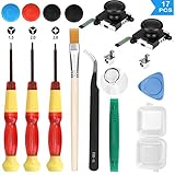 Paket enthalten 15 Stückt- 2 x Ersatz-Joystick für Nintendo Switch Joy-Con, 1x Tri-Wing-Schraubendreher 2.0 