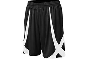 TopTie Pantalones Baloncesto Hombre Deporte Shorts Pantalones Cortos Hombre Fútbol Pantalones Crossfit Gym Running Pretina Elástico Negro