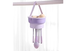 ‎MSQ MSQ Makeup Pinsel Reinigungsmatte 3-in-1 faltbar Makeup Pinsel Reiniger Silikon Makeup Pinsel Lagerung Schüssel mit Lanyard zu trocknen Makeup Schwamm Faltbare Make-up Pinsel Schrubber Pad