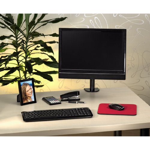 Hama Monitorhalterung Rotation (ergonomisch, stufenlos, höhenverstellbar, 2 Gelenke, neigbar, schwenkbar 360 Grad, Monitor bis zu 10kg, VESA 75×75, 100×100) Tischhalterung schwarz - 2
