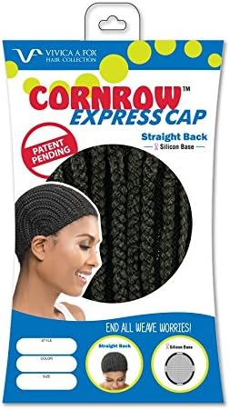 Vivica A Fox Cornrow Express Straight Back braiding cap Regular Cap for Bang and circle Top for crochet,braiding