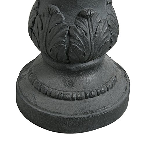 Eco Solaray „Windsor“ Doppelstöckiger Vogelbad-Brunnen mit Beleuchtung (H 84 cm) - 3