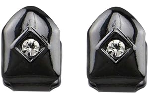 Sadiyamo 2PC Diamond Grills Big Diamond Single Grills Cap for Your Teeth Grillz Men Women Hip Hop Jewelry Gift