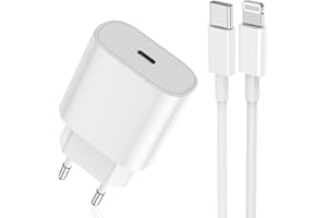 CIONUM Caricatore iPhone 14 13 11 12, 20W Caricatore Rapido Apple Originale PD Caricabatterie USB C Lightning Cavo 2M per Apple iPhone 14 Pro Max,13 Pro,11 Mini,12 Plus,8, XS XR SE iPad