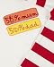 The Essential One - 2 Pack Unisex Baby Sleepsuits - Slogan - Red White - Newborn - ESS154