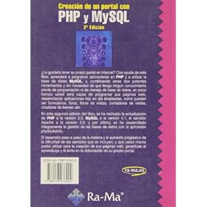 Creación de un portal con PHP y MySQL, 2ª edición.