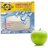 Saban Rutubet Giderici Nem Alıcı Yedek Tablet 2X500 gr - Yeşil Elma Kokulu