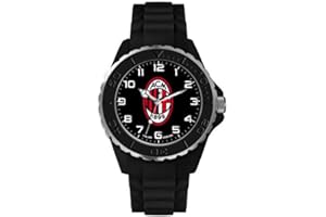 LOWELL AC Milan Orologio da Polso 160 Feet Gent Ufficiale - Colore - Nero, Misure - Uni