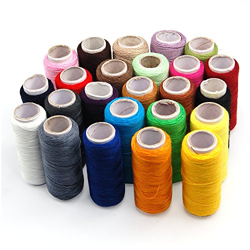 TRIXES 24 verschieden Nähgarne in unterschiedlichen Farben aus Polyester. - 2