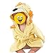 TopTie Blue Shark Hooded Bathrobe, Terry Baby Towel Bath Robe Shower 0-9 months-monster-S