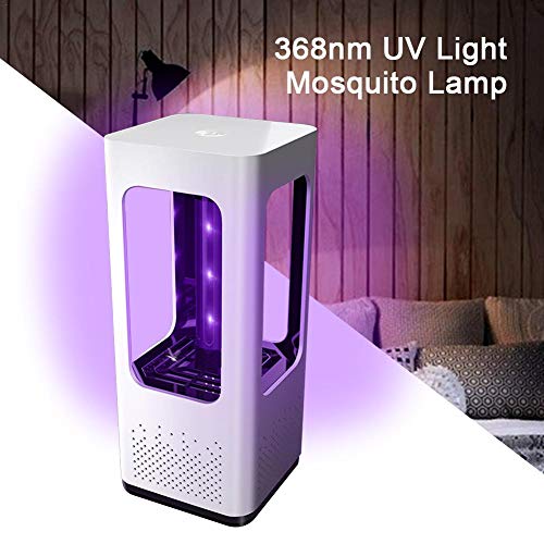 Lámpara Anti-Mosquitos, lámpara LED Lámpara contra Mosquitos Seguridad de bajo Voltaje, Ahorro de energía, cómodo, silencioso, Saludable y eficiente, fotocatalizador de Mosquitos fotocatalíticos