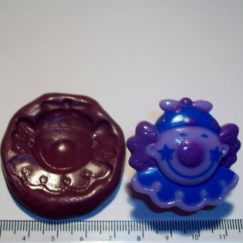 Silicone Mould Clown Face Cake Decoration Cupcake Topper