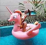 🐦 Flotador unicornio hecho del material del espesamiento PVC de la alta calidad, es más durable y tiene una buena flotabilidad después de aerated.