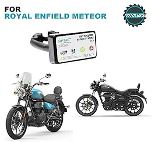 MOTOLURGY - SIMTAC Hazard Flasher Module For Royal_Enfield Meteor With One Year Warranty | Water Resistant | 20 Patterns