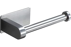 SEUENELF NIUQIGE Porte Papier Toilette - Support Mural en Acier Inoxydable sans Percage avec Porte Rouleau Toilette, Design Original pour Une Décoration de Toilettes Murale Moderne et Pratique