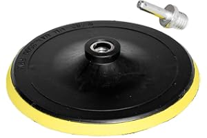 OxoxO 7-Inch/180mm Hook and Loop Backing Pad Orbital Sander Polisher Sanding Pad M14 Drill Adapter