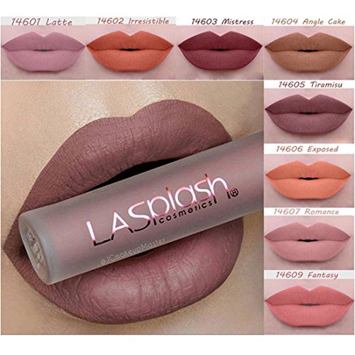 VWH 1pcs Lippencreme Lippe Gloss Matt Lippenstift wasserdicht langlebig Liquid Lipstick