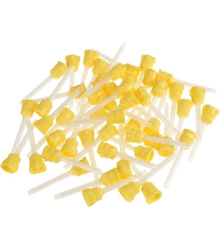 50 Punte Miscelazione Dentali DENSDAL &ndash; Testa In Silicone, Per Impronte Intraorali, Monouso