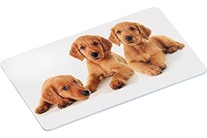 Kesper 31216 Puppiers Décor Planche à Petit-Déjeuner Mélamine Multicolore 23,5 x 14 x 0,4 cm