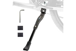 TOPCABIN Bike Kickstand,Adjustable Aluminium Alloy Bicycle Kickstand Bike Side Kickstand Fit for 22" 24" 26" 28" Mountain Bike/700 Road Bike/BMX/MTB