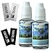 Produktbild 2 x Vampire Vape 30ml Premium Aroma made in UK (Tropical Island) OHNE NIKOTIN + 4 Akkusleeves