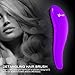 VMAGIC High Quality Detangling Brush - glide the Detangler Brush through Tangled hair - Best Brush / Comb for Women, Girls, Men & Boys - Use in Wet and Dry Hair (PURPLE)