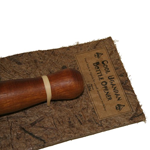 Holz-Flaschenöffner Modell „Fungua“ original Flaschen-Öffner aus Uganda-Afrika – Unikat aus Handarbeit – Naturprodukt aus massivem Holz - 2
