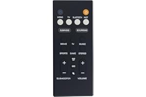 AZWOK VCQ9140 zamiennik pilota do Yamaha Soundbar YAS-109 YAS-209 ATS-1090 ATS-2090 YAS109 YAS209 ATS1090 ATS2090