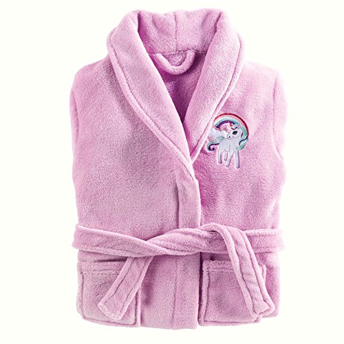 Douceur d 'Intérieur Bademantel Schalkragen Koralle gesticktem Polyester ohne 2/4 Jahre 90 cm