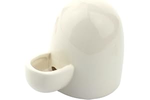 Fittoway Bouteille d'eau potable automatique en céramique pour hérisson, cochon d'Inde, hamster, oiseau, petit animal