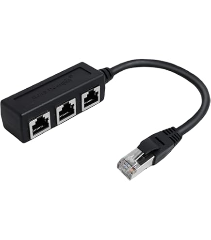 ZBLighting Câble Adaptateur Répartiteur Réseau RJ45 1 âle Vers 2