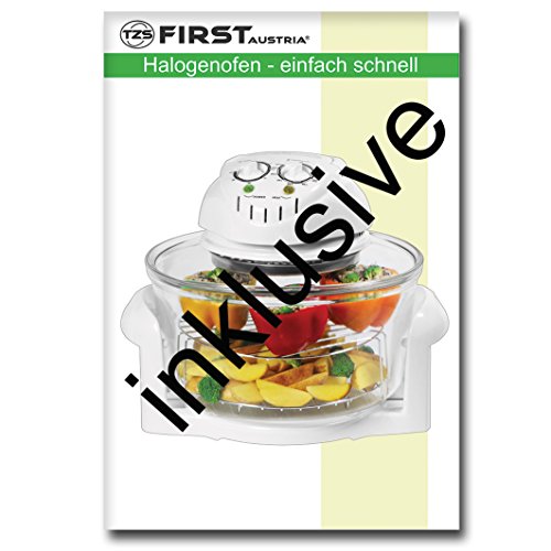 Tzs First Austria Halogenofen Fa 5030 1 1400 Watt Wei 17 Liter Mit Erweiterungsring Mini Ofen Halogenofen Mit Rezeptheft Und Glasschssel Tzs First Austria Halogenofen Fa 5030 1 1400 Watt Wei 17 Liter Mit Erweiterungsring Mini Ofen Halogenofen Mit Rezeptheft Und Glasschssel