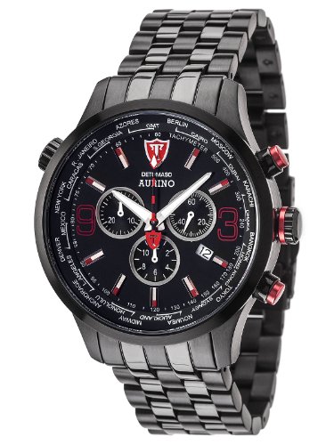 DETOMASO AURINO Chronograph Black DT1061-A DETOMASO AURINO Chronograph Black DT1061-A