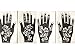4 Sheets STENCILS TATTOO s130 131 Mehndi TemplateTattoo Henna Designs for Hand - single use - for Henna Tattoo Glitter Tattoo Airbrush Tattoo