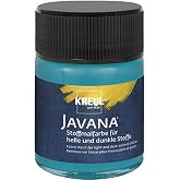 C.Kreul Javana Textil Stoffmalfarbe Opak 50 ml Glas T rkis
