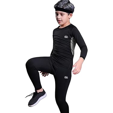 Sous-vêtements Thermiques Enfants - 2 Pièces - Séchage Rapide - Polyester/Élasthanne - Pour Ski, Sport, Froid