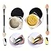 VALUE MAKERS 2 Box 2-3g Mirror Nail Glitter Powder-Gold Silver Pigment Powder Nail Art Chrome-Shinning Nail Mirror Powder-Glitter Dust Powder Tip Decoration Nails Art-Beauty Makeup Cosmetics Tools Kit with 2Pcs Sponge Stick
