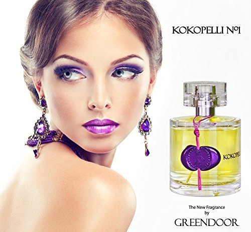 Greendoor Eau de Parfum (EdP) Kokopelli N°1, Bio Parfüm aus der Naturkosmetik Manufaktur, floral, 50ml handgesiegelter Flakon mit Lederband, tolles Geschenk Muttertag Geburtstag Geschenke Geburtstagsgeschenk - 2