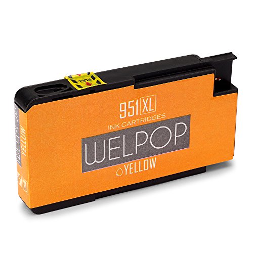WELPOP 950XL 951XL Druckerpatronen Hoher Reichweite Ersatz für HP 950XL 951XL Druckerpatronen, 2Set+4Schwarz Kompatibel mit HP Officejet Pro 8620, 8610, 8600, 276dw, 251dw, 8100, 8615, 8625, 8630, 8640, 8660 - 4
