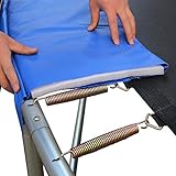 BPS Federabdeckung Randschutz Randabdeckung für Trampolin 305cm Durchmesse, blau PVC – UV beständig, passend für 300cm – 305cm ¡ - 5