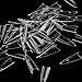 Well-Goal 500pcs Clear Sharp Ending Stiletto glitter Color False Nail Tips Acrylic Nail